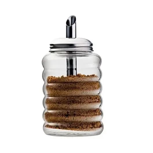 Açucareiro De Vidro Com Bico Dosador Euro home 250ml