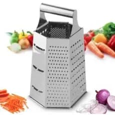 Ralador Fatiador de Inox 6 Faces