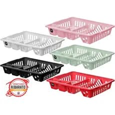 Escorredor Multiuso para Pratos, Copos e Talheres 44x31,5x7,5 cm Super Kibarato