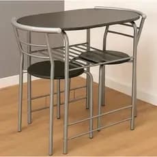 Jogo Mesa Oval com 2 Cadeiras Mozaic Casa Decor Sala, Cozinha Jardim Qualidade e Sofisticação Oferta