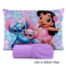 Lençol Cama Solteiro 02 Peças 400 Micro Percal Estampas Infantil e Adulto 400 Fios