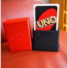 Porta Uno jogo de cartas, suporte de Uno guarda cartas case