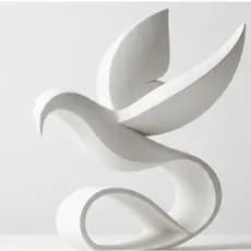 Escultura Decorativa Pássaro Decorativo Minimalista – Decoração Moderna Casa Escritório Decoração