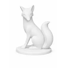 Raposa Decorativa Minimalista em Impressão 3D – Estilo Moderno com Base para Mesa Prateleira Decoração