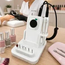 Organizador para Lixadeira de Unhas Elétrica Base Porta Brocas Nail Designer Manicure Salão de Beleza