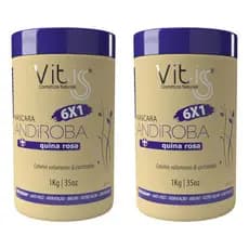 Máscara Andiroba Vitiss 1kg Cachos Definidos kit