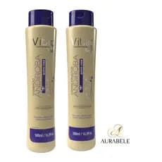 SHAMPOO 500ml CONDICIONADOR 500ml ANDIROBA VITISS CABELOS CACHEADOS VOLUMOSOS