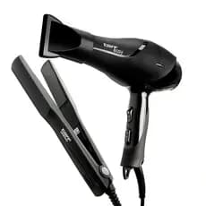 Kit Taiff Secador Easy 1700W + Prancha Taiff Cerâmica 180ºC 127V ou 220V