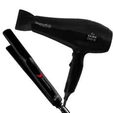 Kit Secador Profissional GAMA Eleganza Plus 2100W + Prancha Eleganza Plus 210°C 127V ou 220V