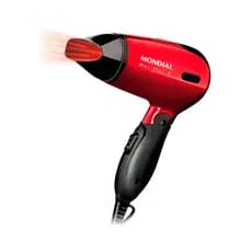 Secador De Cabelos Mondial Max Travel SC-10 Vermelho 1.200W Bivolt