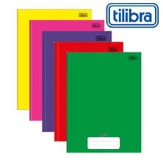 Caderno Brochura Universitário 96 Folhas Grande Com Pauta Capa Dura TILIBRA D+