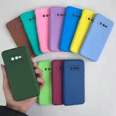 Capinha Para Samsung S10E / Capa Case Silicone Aveludada Colorida Forrada (CF26)