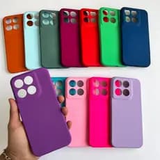Capinha Para Motorola G67/ G77/ G87 / Capa Case Silicone Aveludada Colorida Forrada (CF26)