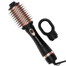 Escova Secadora Cadence 1200w Uau 4 em 1 Preta e Rose Bivolt