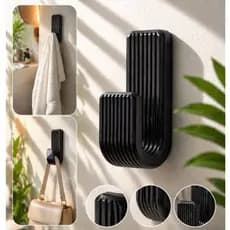 Kit Com 4 Ganchos, Suporte Resistente Com Fita Dupla Face Para Toalhas Roupas Acessórios
