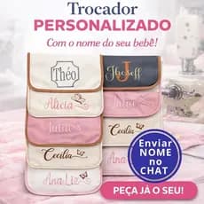 Trocador de bebê personalizado com nome.enxoval.