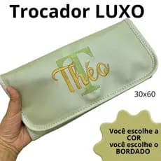 Trocador Portátil personalizado e Impermeável para bebê.