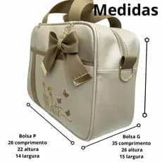 Bolsa g maternidade personalizada.