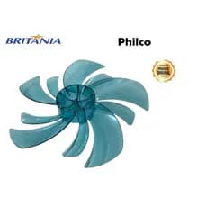 Hélice Ventilador 40cm 10 Pás Philco Britânia Azul Original