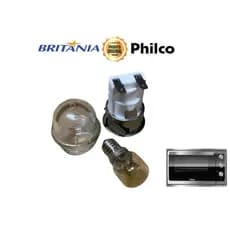 Lâmpada 25W 127V Com Soquete E14 E Vidro Protetor Forno Philco / Fischer