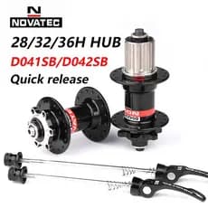 Novatec Hub D041SB D042SB 28/32/36 Buracos Vermelho Preto Cubos De Freio Do Cartão De Bicicleta 8/9/10/11 Velocidade