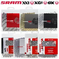 SRAM EAGLE XX1 X01 GX NX PC XX1 1110 1170 11/12S MTB Corrente De Estrada 126L/116L Bloqueio Link Peças De Ciclismo