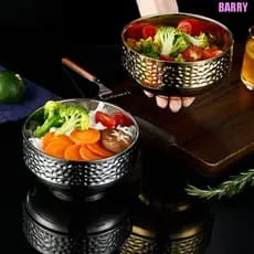 Tigela De Sorvete BARRY , Isolada Infantil De Camada Dupla Anti-Escaldadura Sopa De Salada Inquebrável Espessada