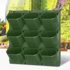 Plantador De Parede Vertical BARRY , Vaso De Flores De Planta 3 Em 1 De Plástico , Combinação Multicamadas