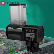 Alimentador De Tanque De Peixes MARTIN , Automático Inteligente Com Temporizador Ajustável De 250ML/500M , Tela De Exibi