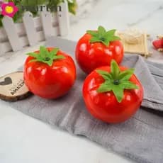 Tomate De Simulação MARTIN , Ornamento De Espuma Artificial Realista Bonito , Mini Artesanato Vegetais Falsos