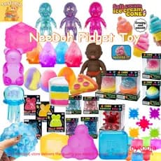 NeeDoh Swirl Nice Cube Gumdrop Fidget Toy Com Brinquedo Mole Super Sólido Para Alívio Do Estresse