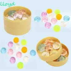 LLOYD Mini Bolinhos Squishy , Brinquedo De Pão A Vapor Espremível De Cristal , Com Vaporizador Fidget Bonito Pitada Sens