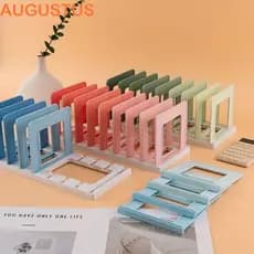 Suportes Para Livros Removíveis AUGUSTUS , Suporte De Mesa Com Divisórias Ajustáveis , Estante Armazenamento De Arquivos