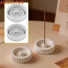AUGUSTUS 2 Unidades De Molde De Suporte De Bastão De Incenso , Silicone Criativo Macio DIY , Fácil De Desmoldar Gesso Si
