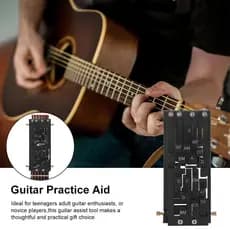 LYNDON Guitar Aid Chords Trainer , Presser De Acordes De Uma Tecla Treinador Guitarra , Sistema De Aprendizagem