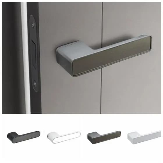Conjunto De Fechadura Silenciosa Para Porta Interna LYNDON , Elegante E Requintada Maçaneta De Quarto Em Liga De Zinco