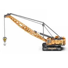 Carrinho de Ferro Binquedo Guindaste  / Escavadeira Ferro Coleção Carrinhos Construção