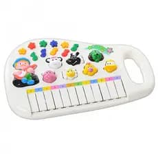 Teclado Piano Infantil Musical Com Som De Animais Fazenda