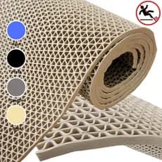 Tapete super Antiderrapante original Bege escuro cozinha banheiro piscina sauna
