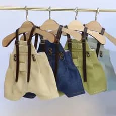 ERICH1 Roupas De Boneca Bjd , 15-20cm Roupa Diária Calças Jeans , Vestir-Se Suspensas Macacão