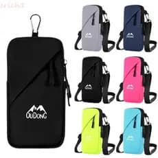 ERICH1 Bolsa Para Telefone De Corrida , Protetora Crossbody Pulso Esportiva À Prova De Poeira E Choque De 7 Polegadas
