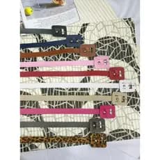 Cinto Feminina com fivela quadrada SIMPLES FINO Complemento 110-115 cm