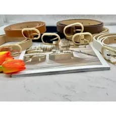 KIT C/ 2 Cintos com fivela Modeolo PLUS SIZE largura 2,5CM e Complemento 125-130CM