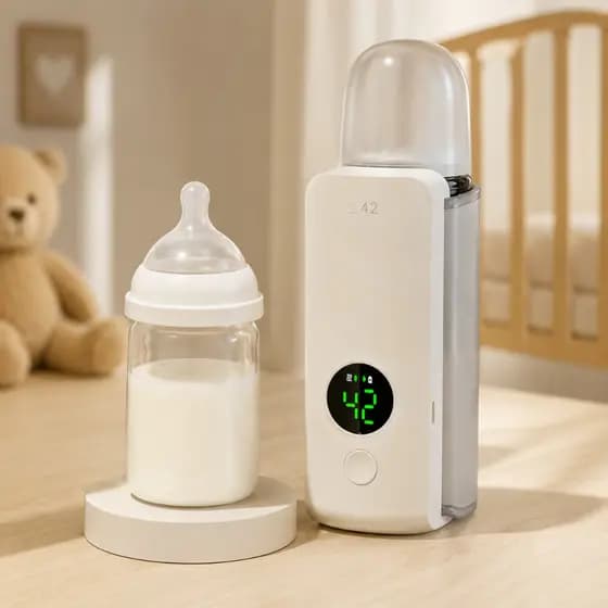 Aquecedor de Mamadeira Portátil USB Para Bebê Aquecimento Rápido Temperatura Inteligente