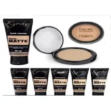 Kit de Maquiagem Base e Pó Compacto Empreendedora Beleza Revenda