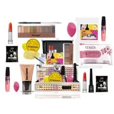 Kit de Maquiagem Completo Cores Vivas