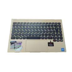 Carcaça+Teclado Motion q464c/q4128c (dourado)