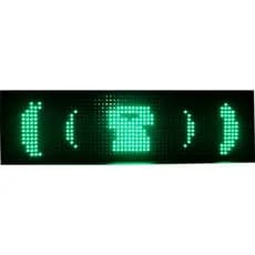 Letreiro Painel Led Interno Bivolt 70x20cm Wifi +USB verde