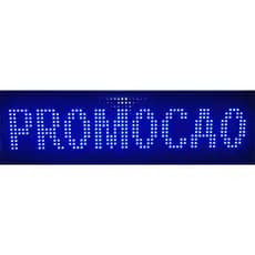 Letreiro Painel Led Interno Bivolt  70x20cm Wifi +USB azul