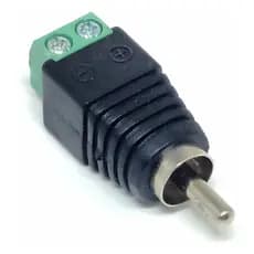 Conector Adaptador Borne X Plug Rca Macho